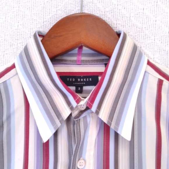 Ted Baker London Button Down Long Sleeve Shirt - Picture 2 of 8